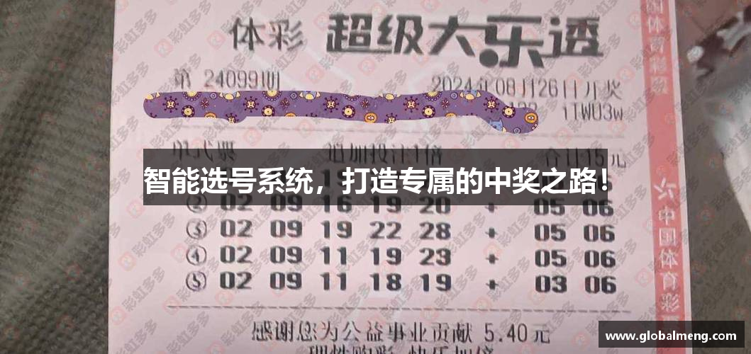 智能选号系统，打造专属的中奖之路！